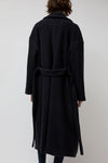 No.6 Ingrid Wrap Coat in Black