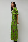 No.6 Luisa Dress in Green Trellis