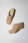 No.6 New School Clog on Wedge in Bone