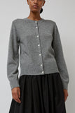 Nothing Written Emitt Wool Round Cardigan in Grey