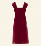 PAMELINA DRESS -- ROSSO