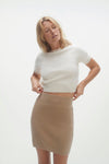 SIRENA CASHMERE RIBBED SKIRT