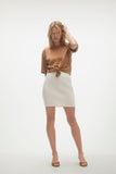 SIRENA CASHMERE RIBBED SKIRT