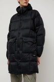 TAION Mountain Packable Volume Down Hood Coat in Black