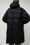 TAION Mountain Packable Volume Down Hood Coat in Black