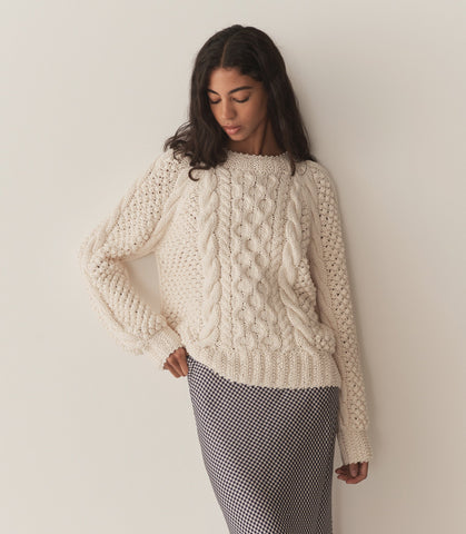 WITHROWE SWEATER -- IVORY