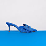 Mini Elle Pump In Azure Fabric