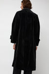 épingler Trigonal Fall Coat in Black Velvet